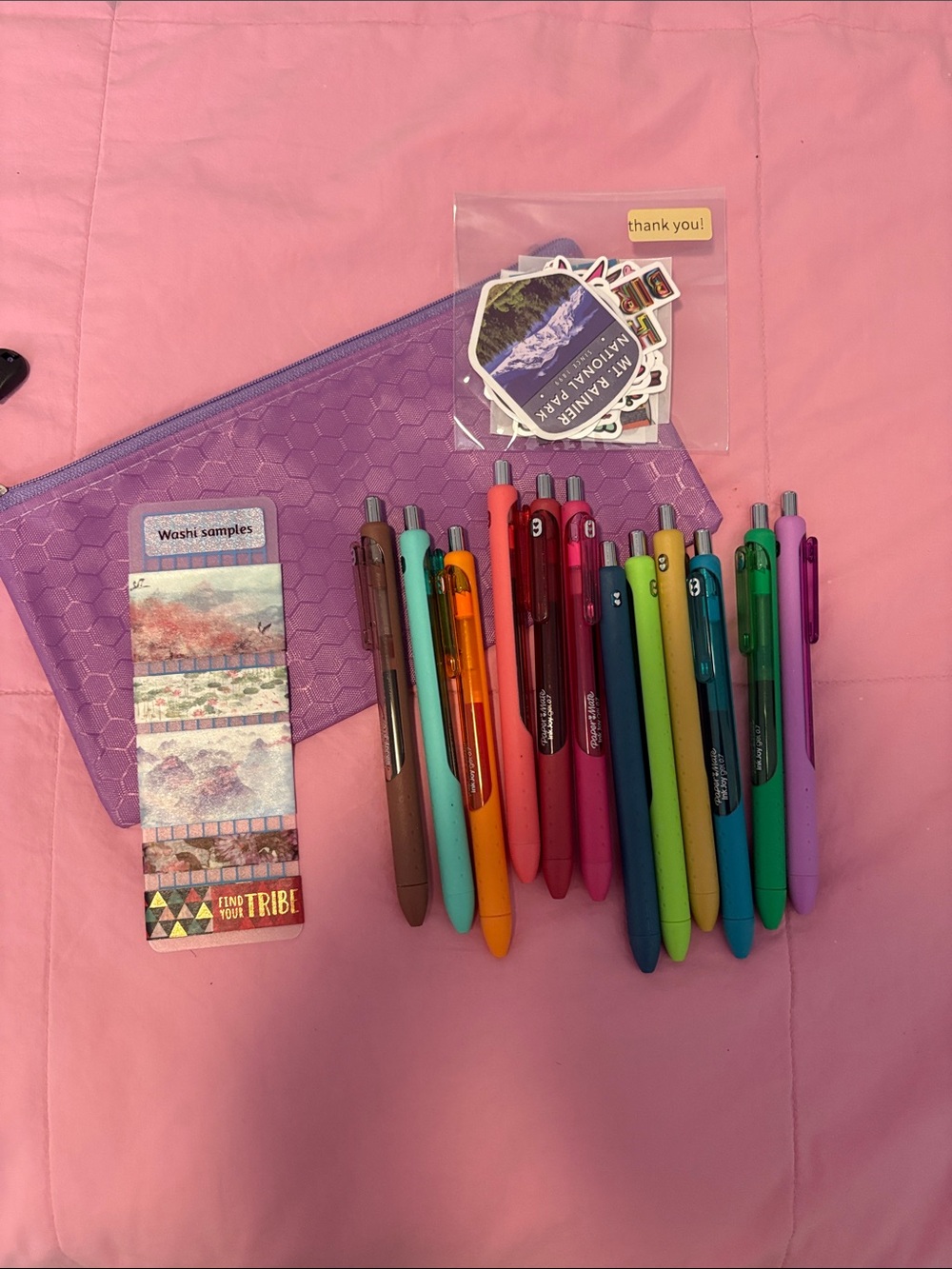 Papermate inkjoy 0.7 pens bundle journaling